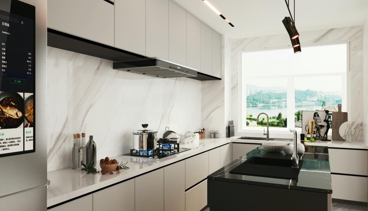 Tủ bếp nhựa đẹp cho chung cư Tủ bếp nhựa đẹp cho chung cư