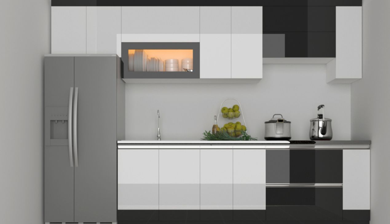 Tủ bếp nhựa PVC chữ I