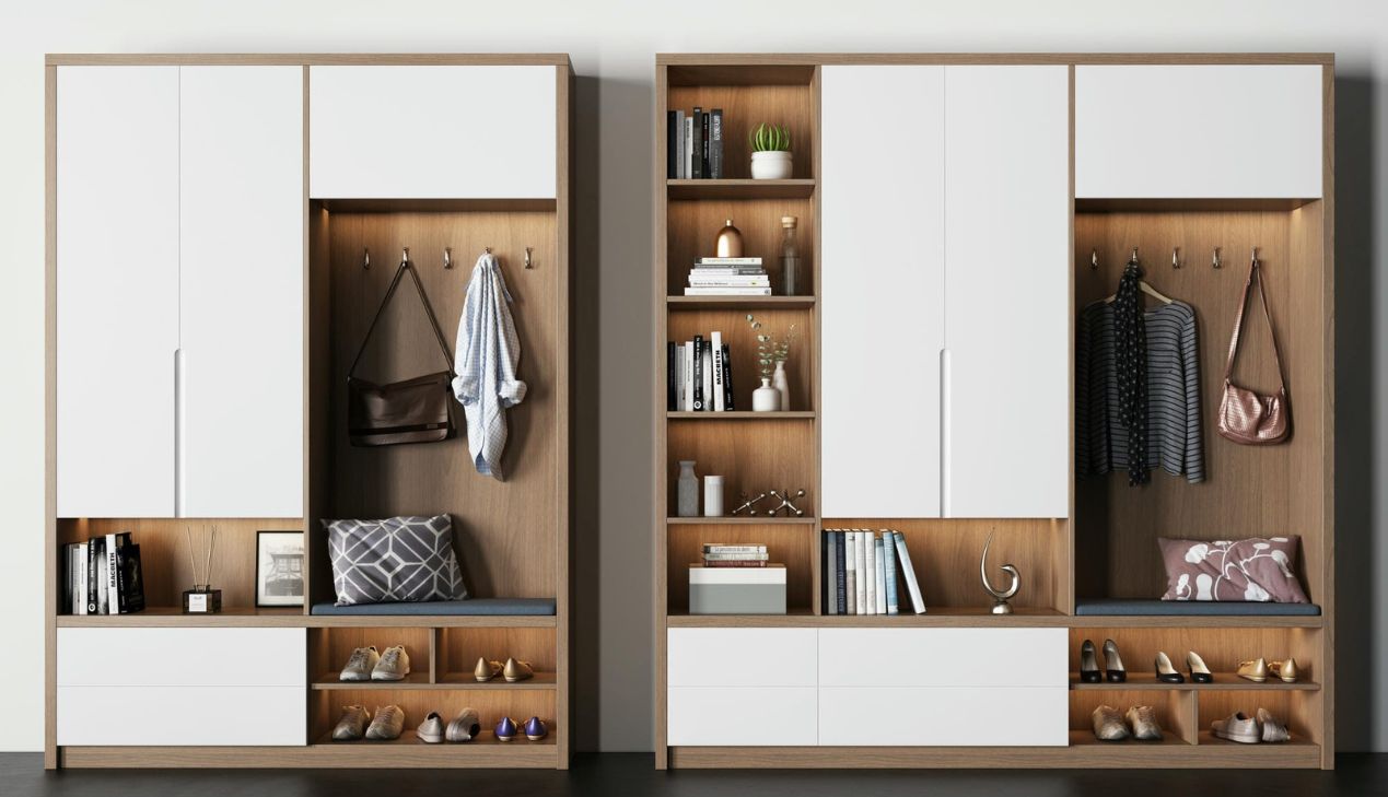 Tủ đựng giày dép thiết kế đẹp Tủ đựng giày dép thiết kế đẹp