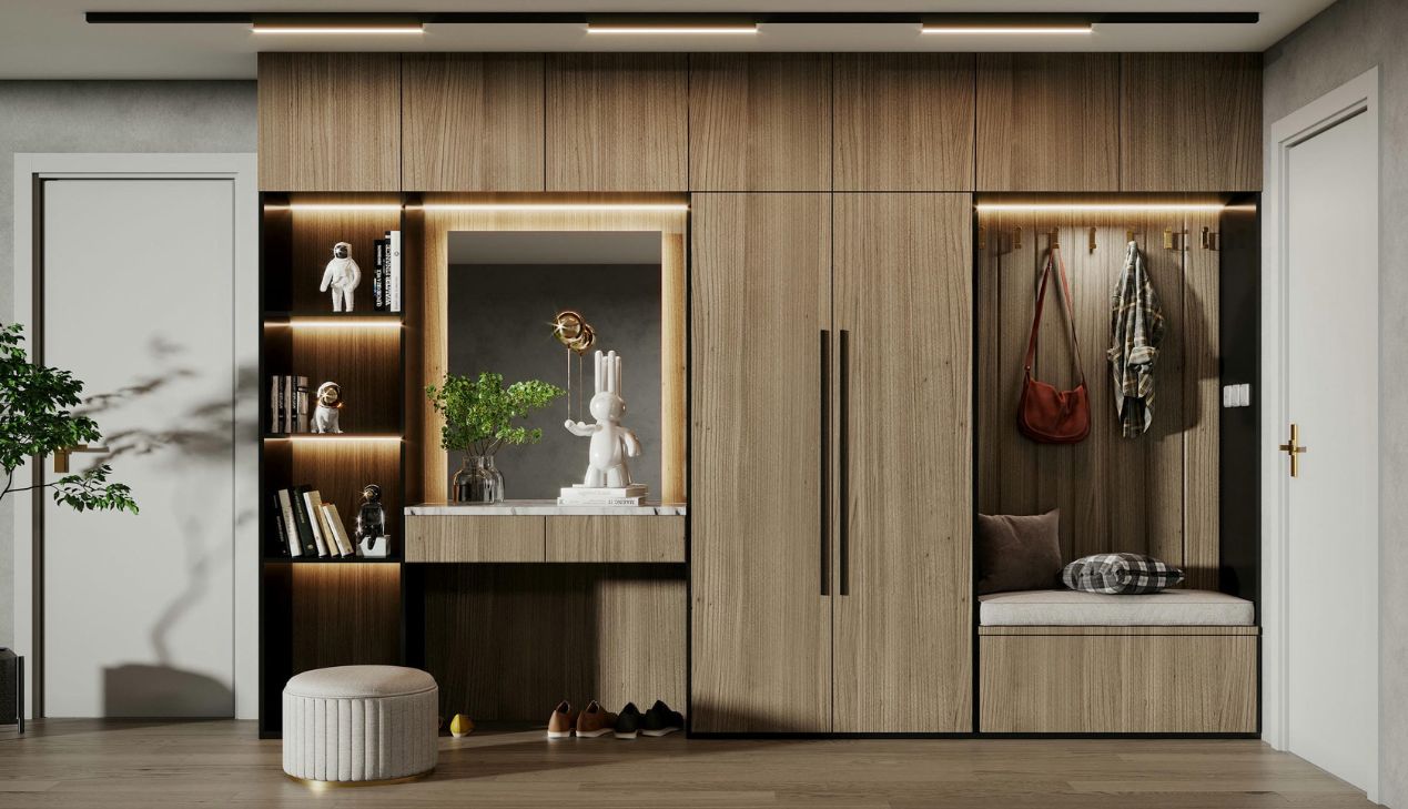 Tủ Giày Gỗ Cao Cấp