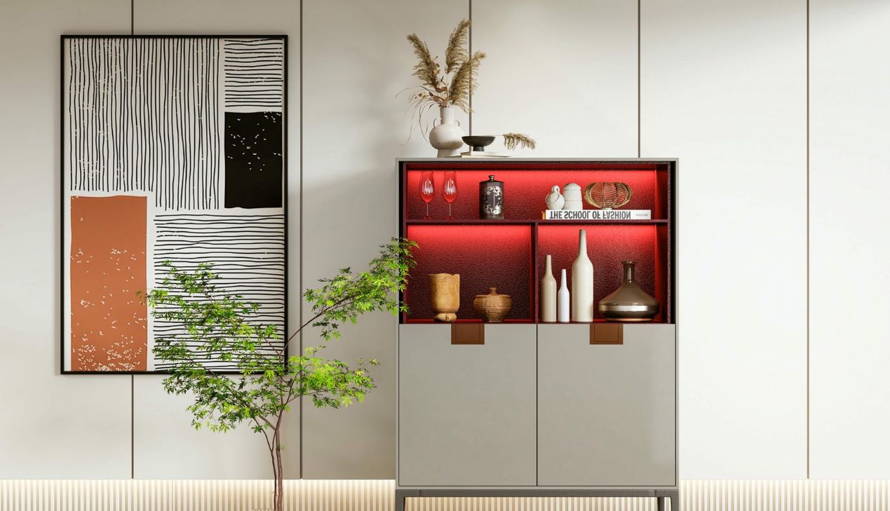 Tủ kệ nhỏ gọn cho phòng khách Tủ kệ nhỏ gọn cho phòng khách