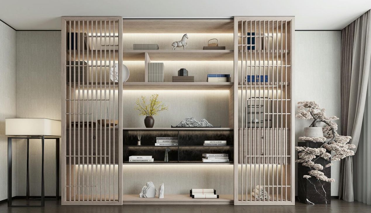 Tủ kệ phòng khách đẹp Tủ kệ phòng khách đẹp