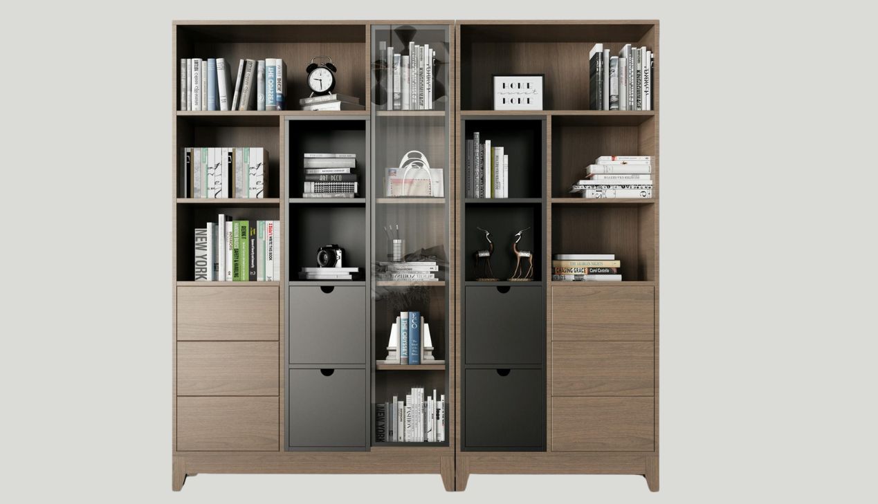 Tủ kệ phòng khách trang trí Tủ kệ phòng khách trang trí