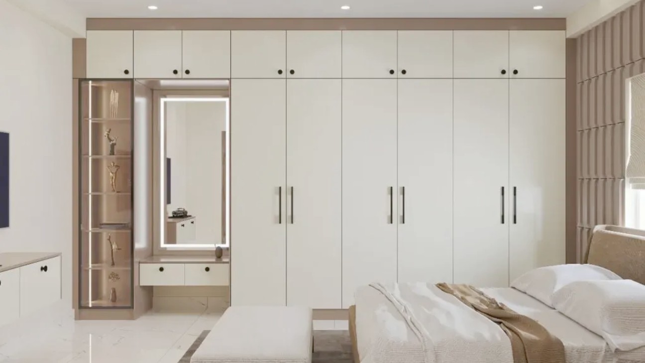 Tủ quần áo âm tường đẹp thiết kế thông minh
