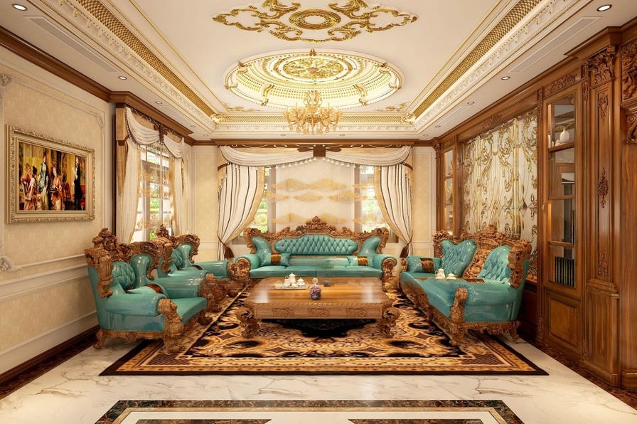 Ý tưởng thiết kế nội thất biệt thự tân cổ điển đẹp Ý tưởng thiết kế nội thất biệt thự tân cổ điển đẹp