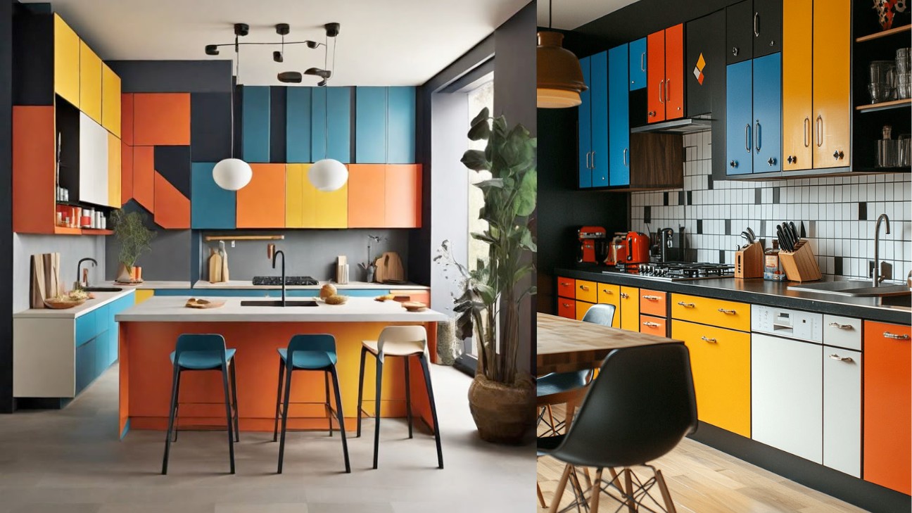 Căn bếp gọn gàng với thiết kế phong cách Bauhaus