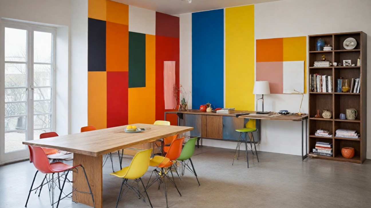 Cấu trúc hình học đặc trưng trong phong cách Bauhaus