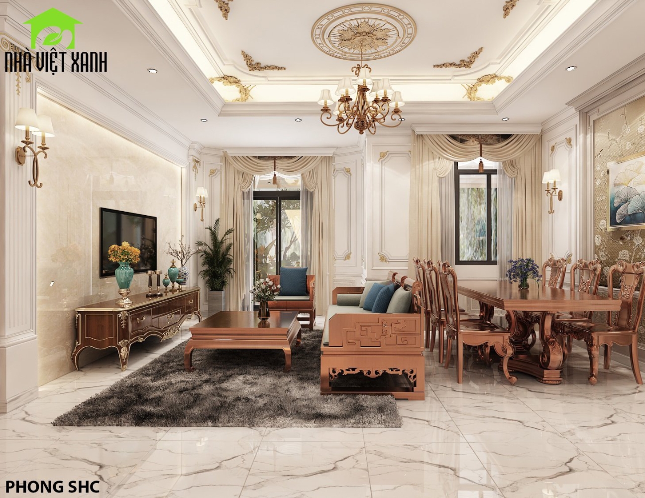 Công Ty Nội Thất Nhà Việt Xanh
