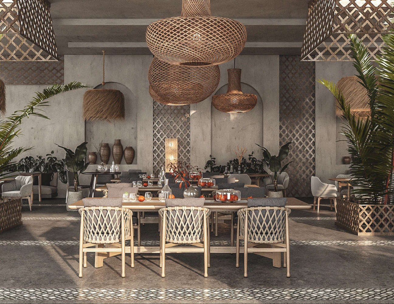 Đèn chùm gỗ kiểu Rustic