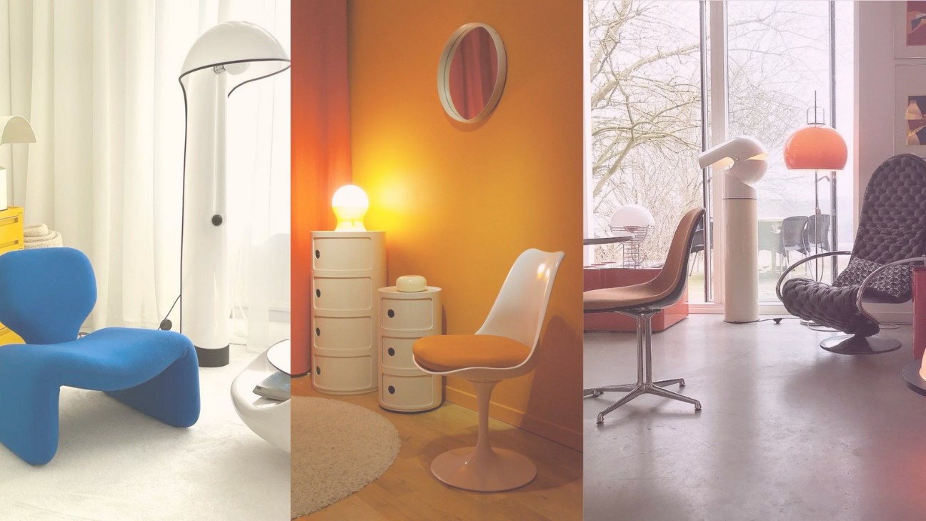 Đèn trang trí biểu tượng của phong cách Space Age