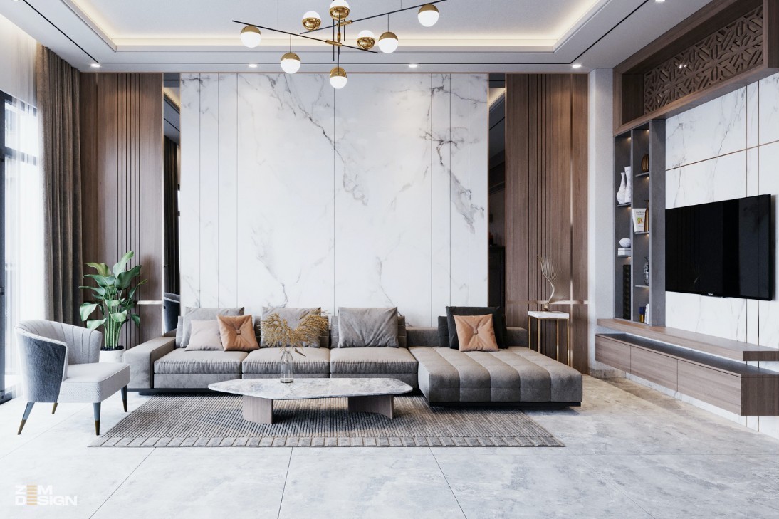 Giá cả phụ thuộc vào thiết kế, chất liệu, vị trí, điều kiện thi công nội thất nhà phố