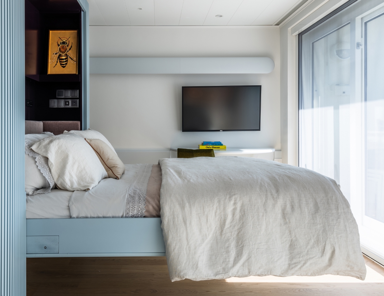 Giường gấp là giải pháp tuyệt vời của phòng ngủ Flexible Living