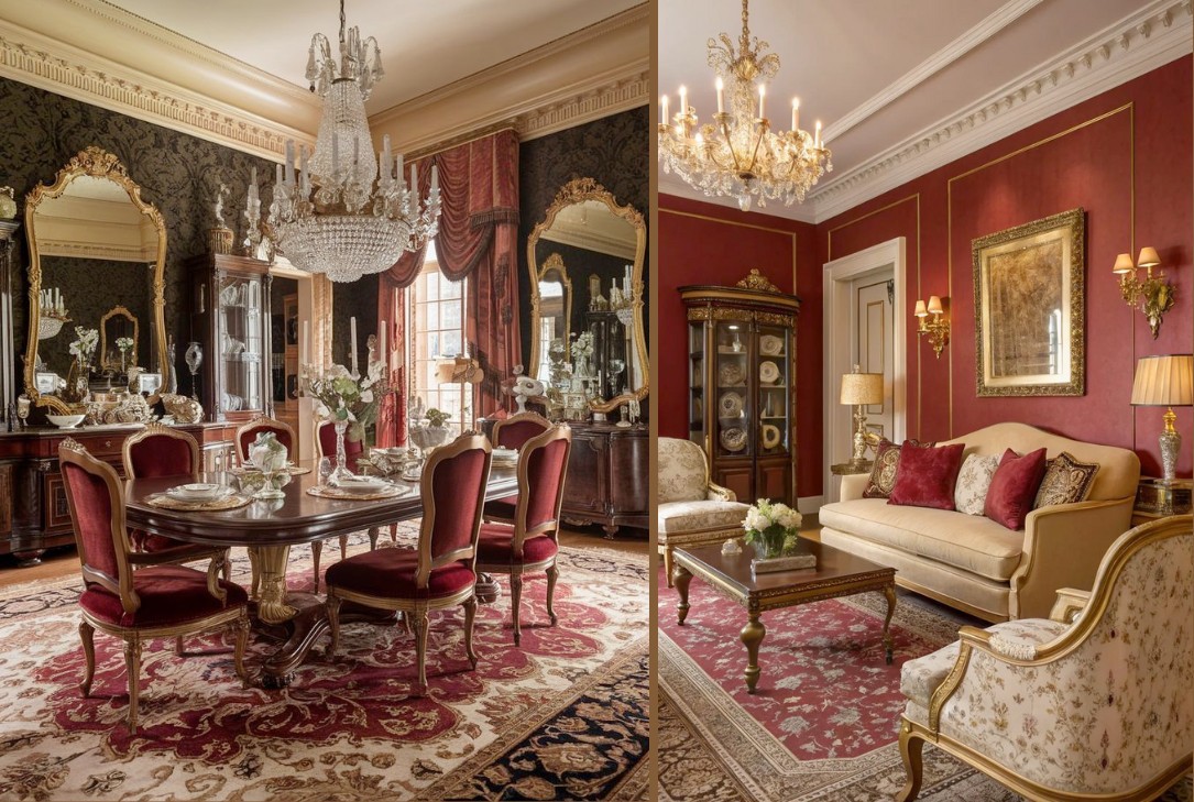Màu đỏ burgundy đậm - Biểu tượng quyền lực