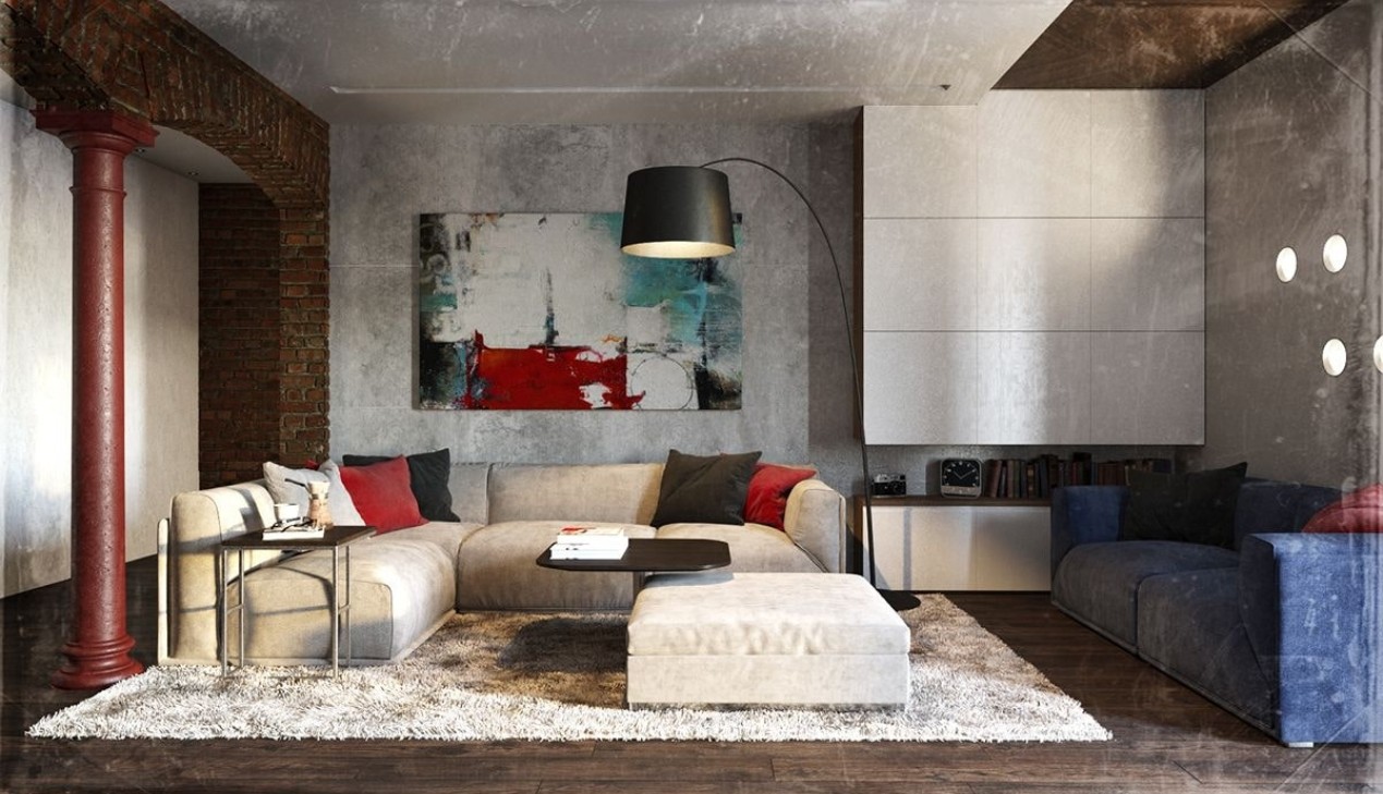 Màu sắc chủ đạo trong nội thất Brutalism