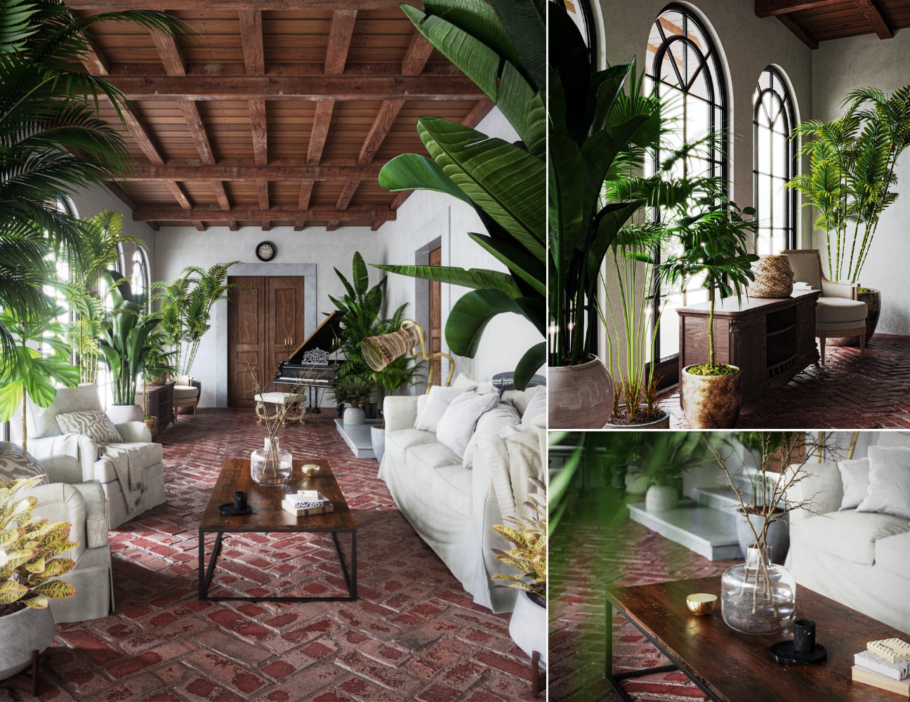 Màu sắc Rustic Tropical