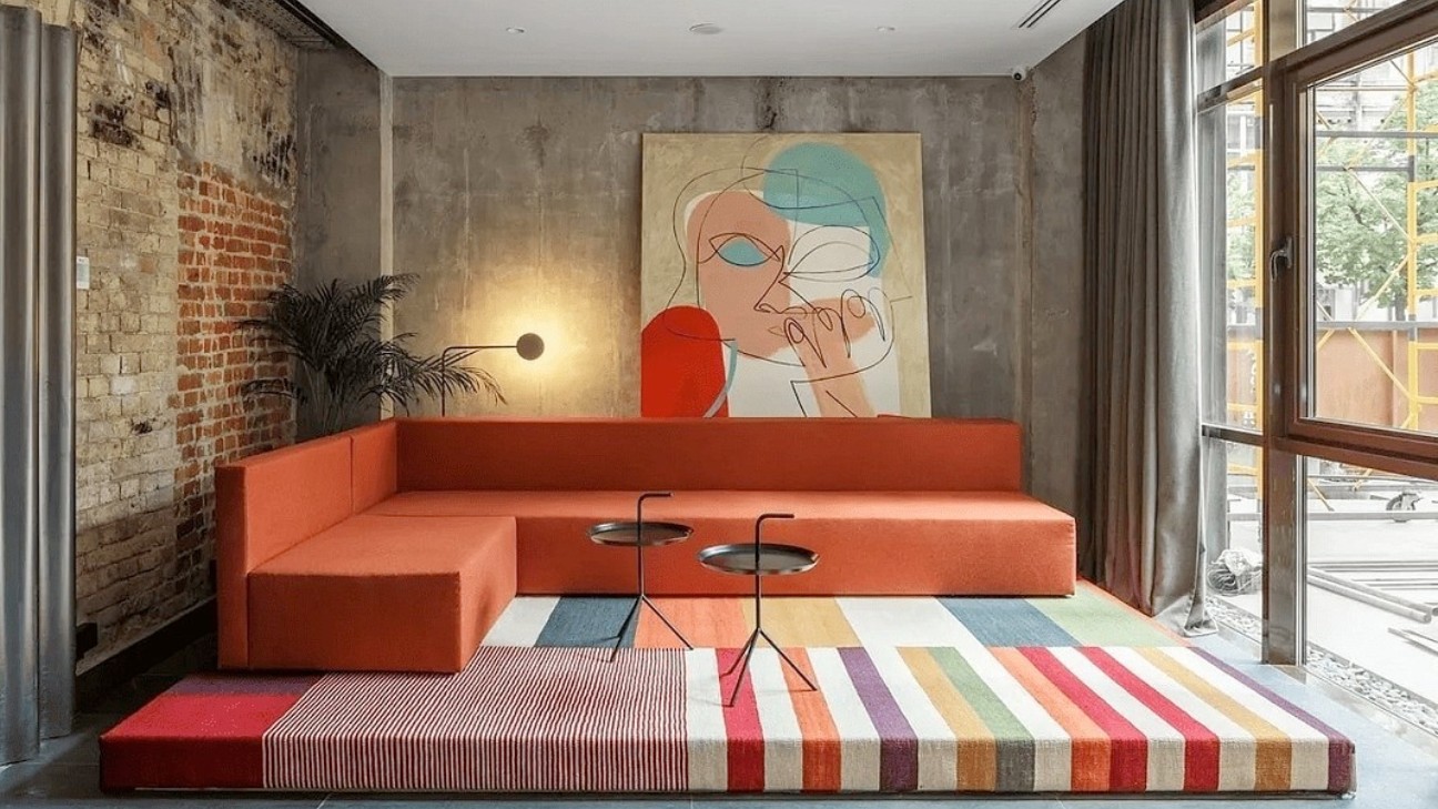 Màu sắc trung tính ngôn ngữ thiết kế chuẩn Bauhaus