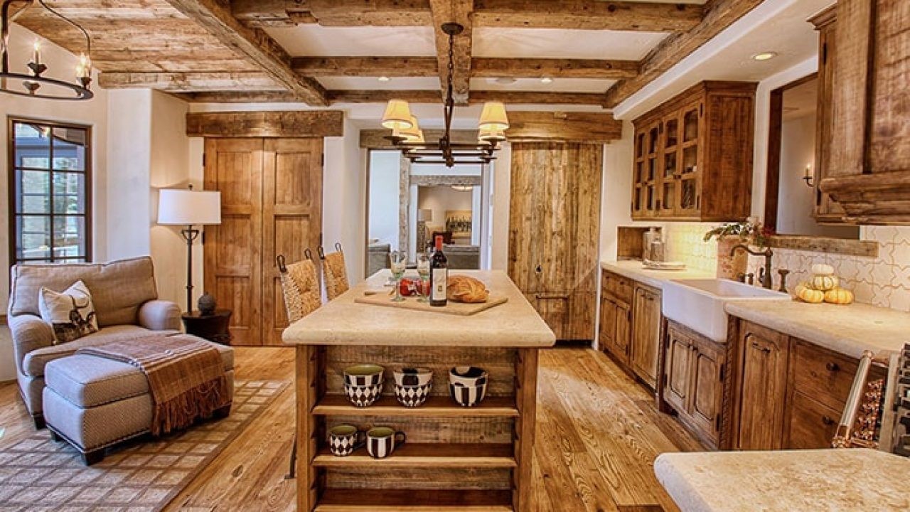Mẫu thiết kế nội thất nhà bếp theo phong cách farmhouse