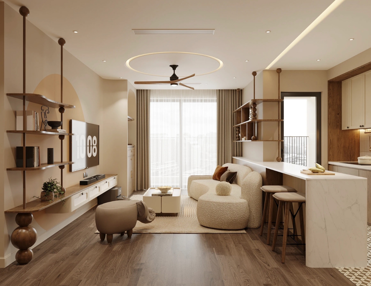 Một căn hộ chung cư hiện đại
