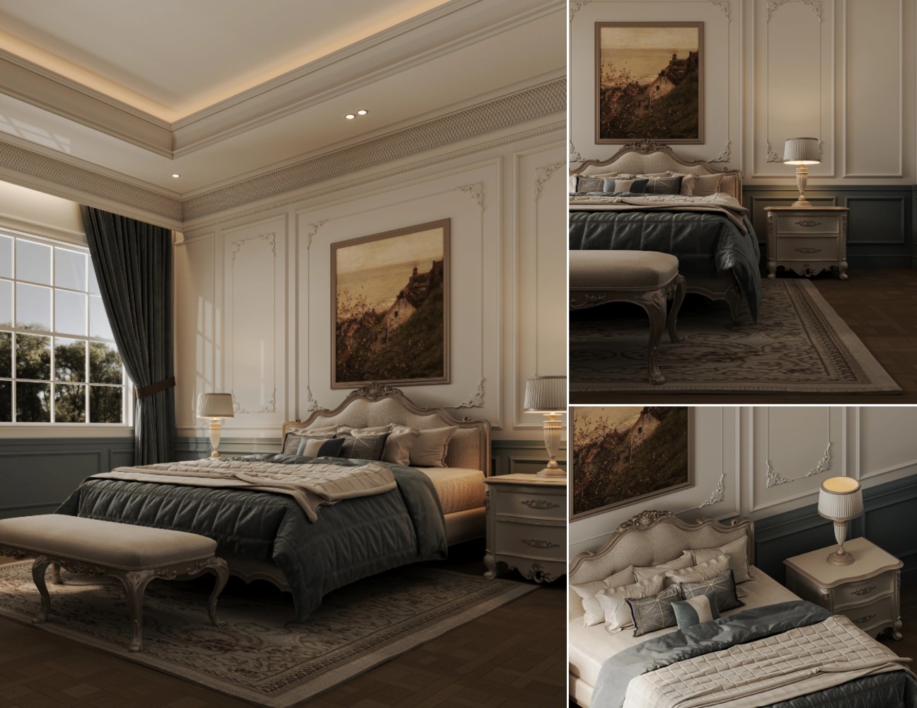 Nội thất biệt thự cổ điển châu Âu