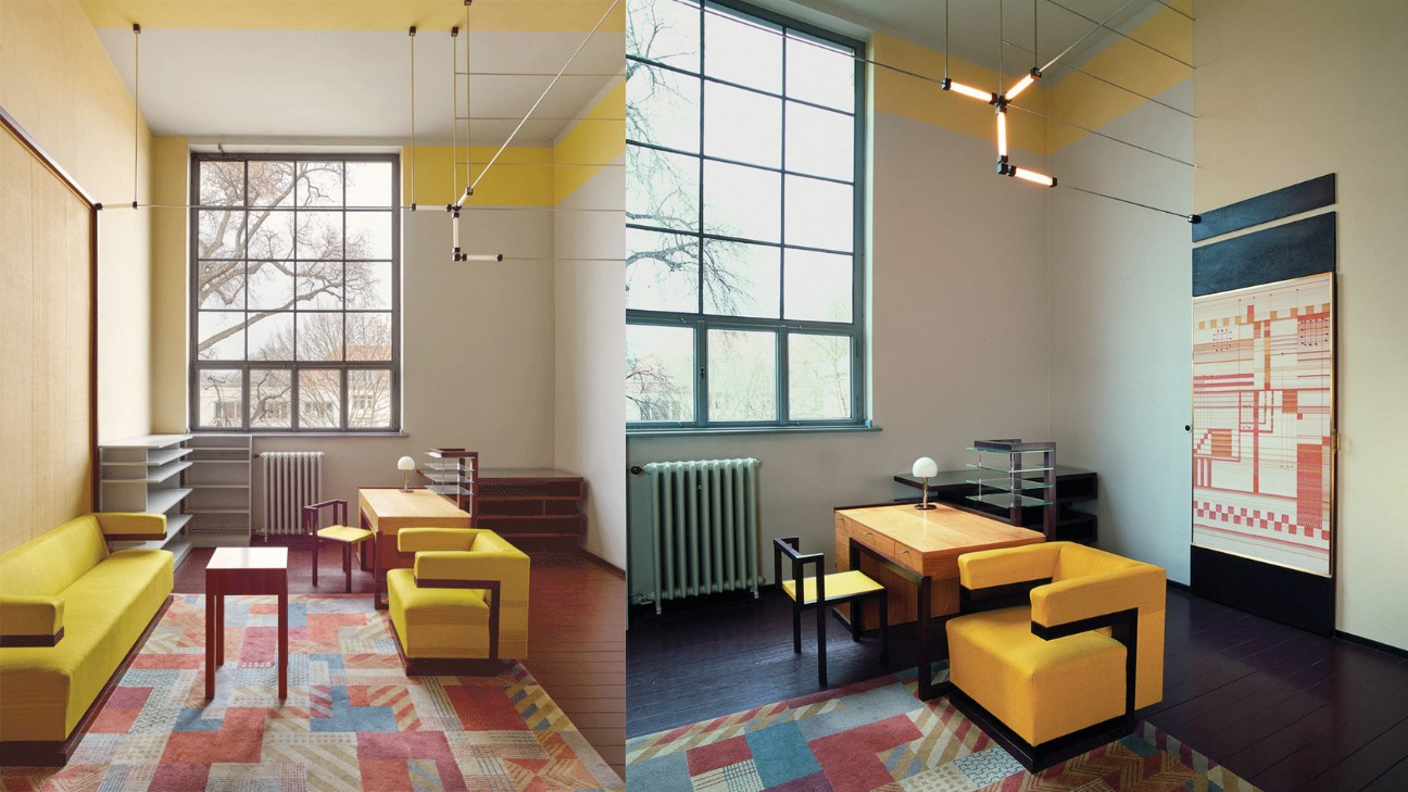 Nội thất tối giản kiểu Bauhaus linh hoạt và hiện đại