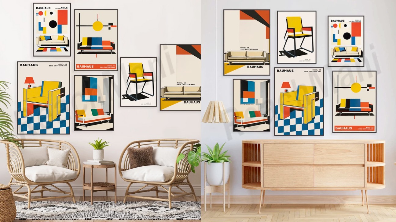 Nội thất trong phong cách Bauhaus