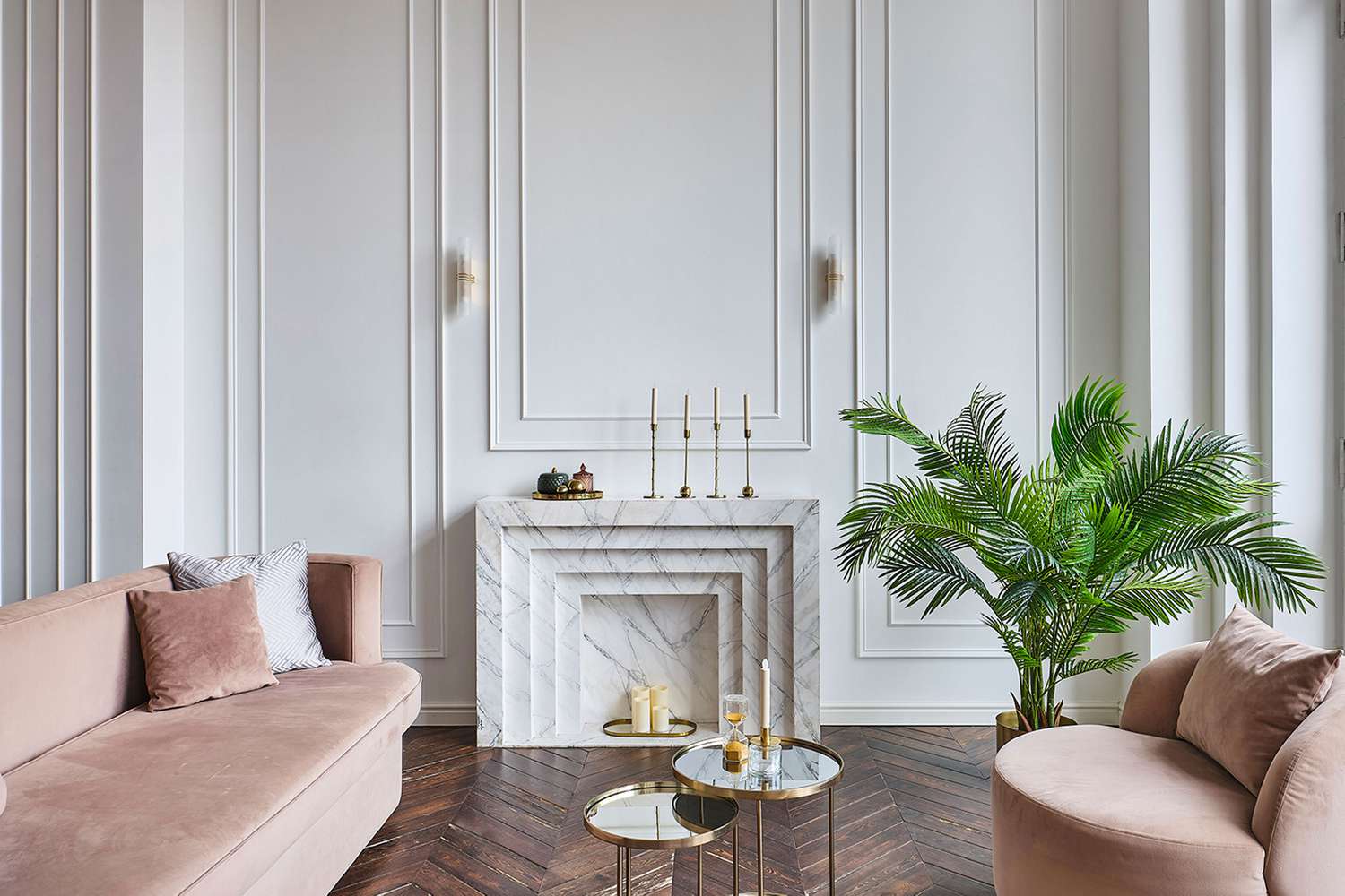 Parisian Chic trong phòng khách