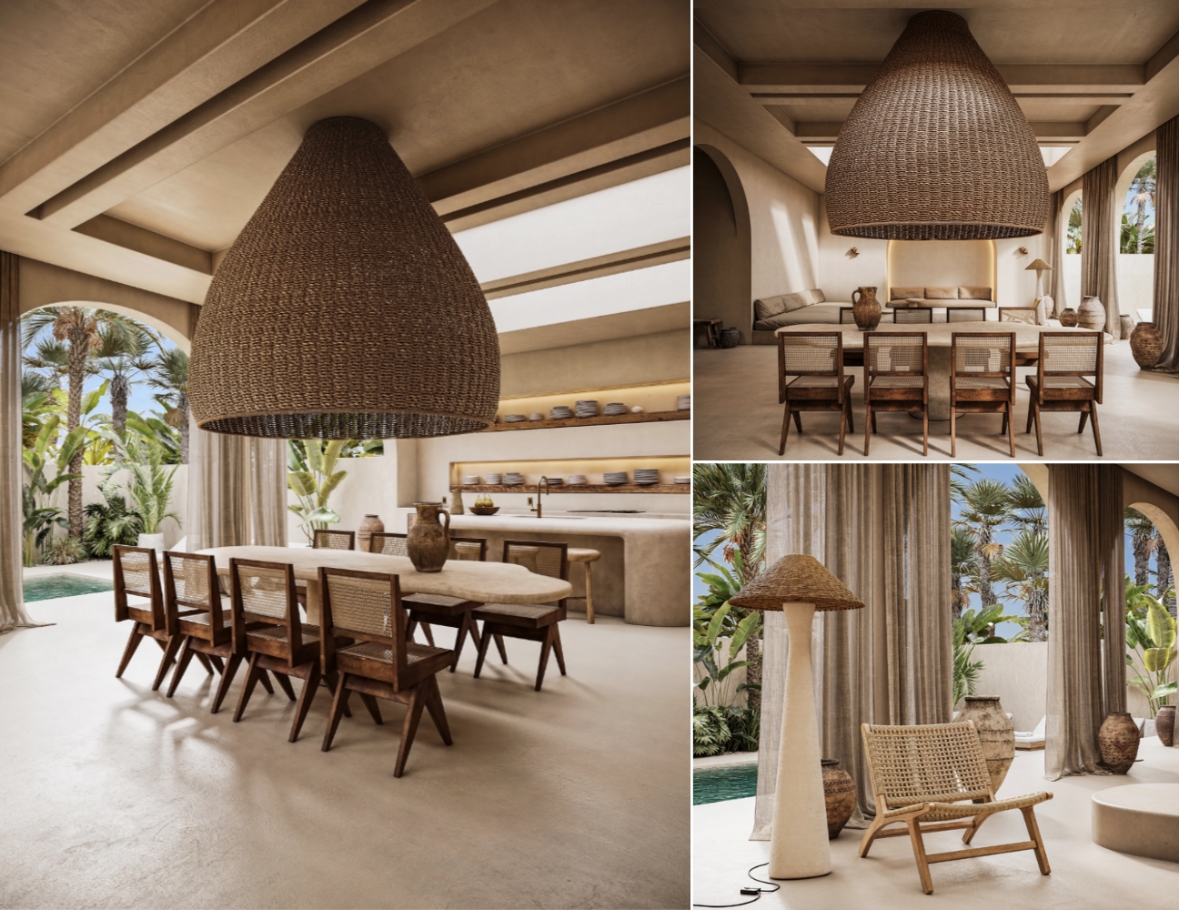Phong cách rustic cho biệt thự