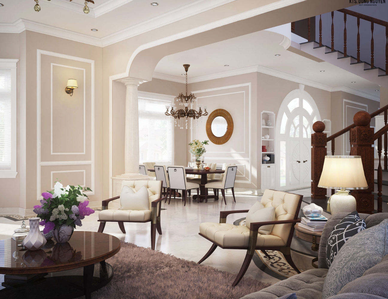 Phong cách thiết kế bán cổ điển
