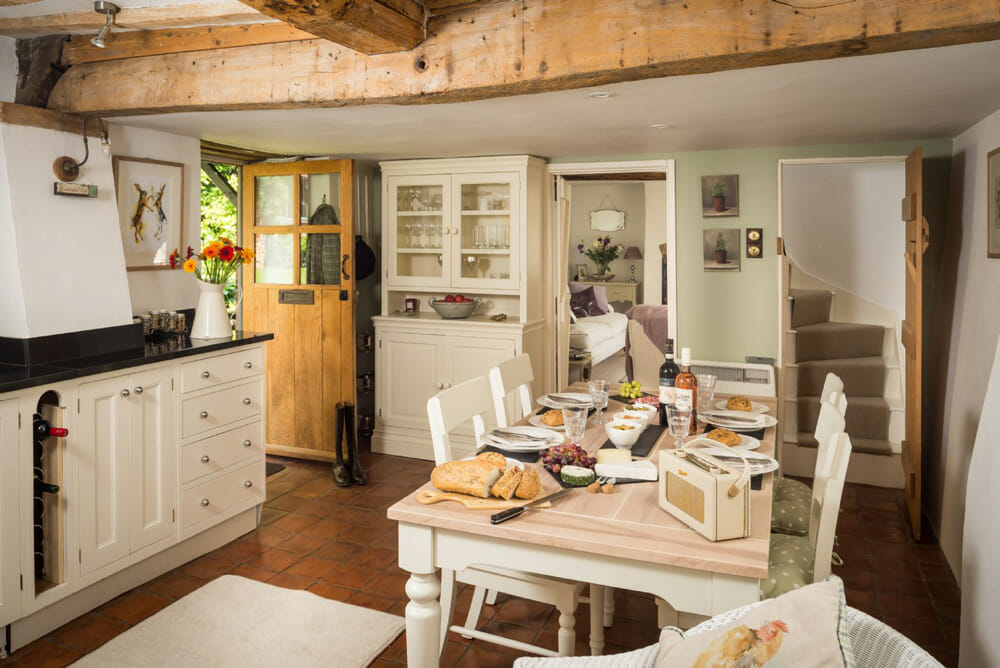 Phong cách thiết kế nội thất Cottage cho phòng bếp