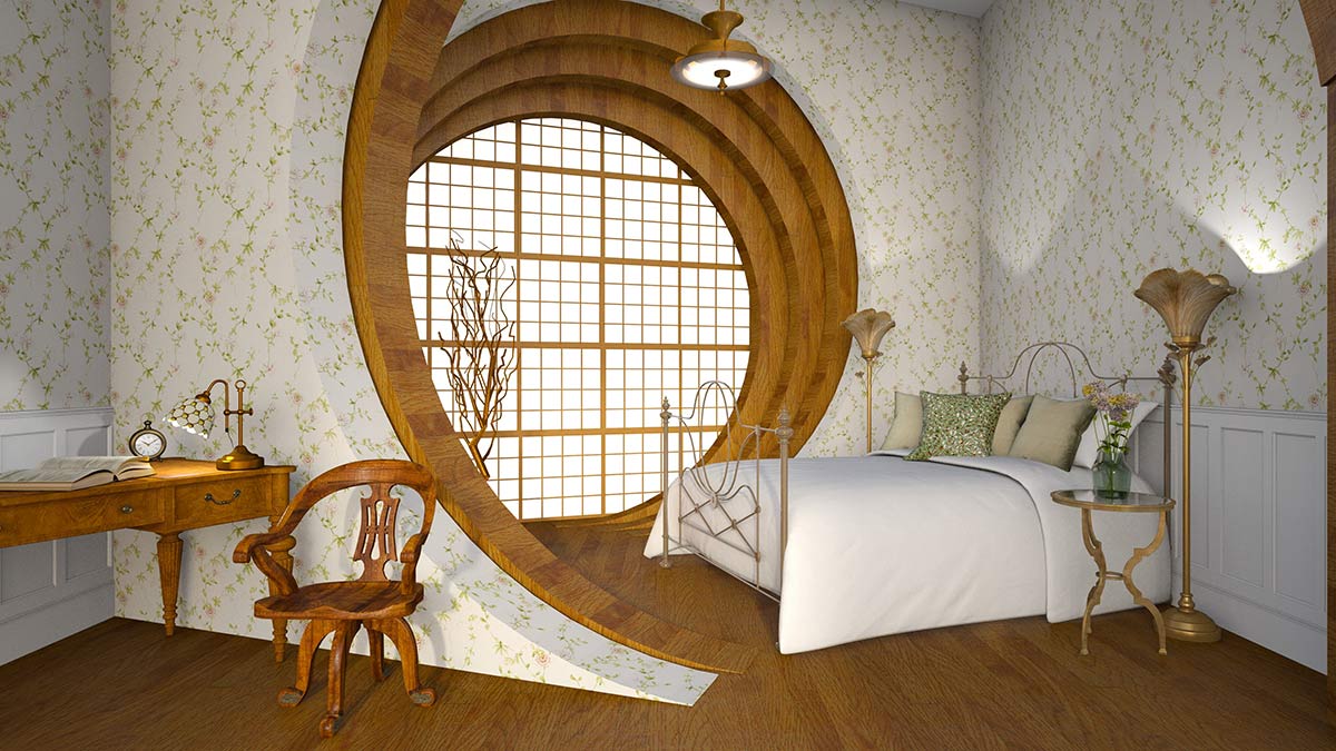 Phong cách thiết kế nội thất art nouveau cho phòng ngủ