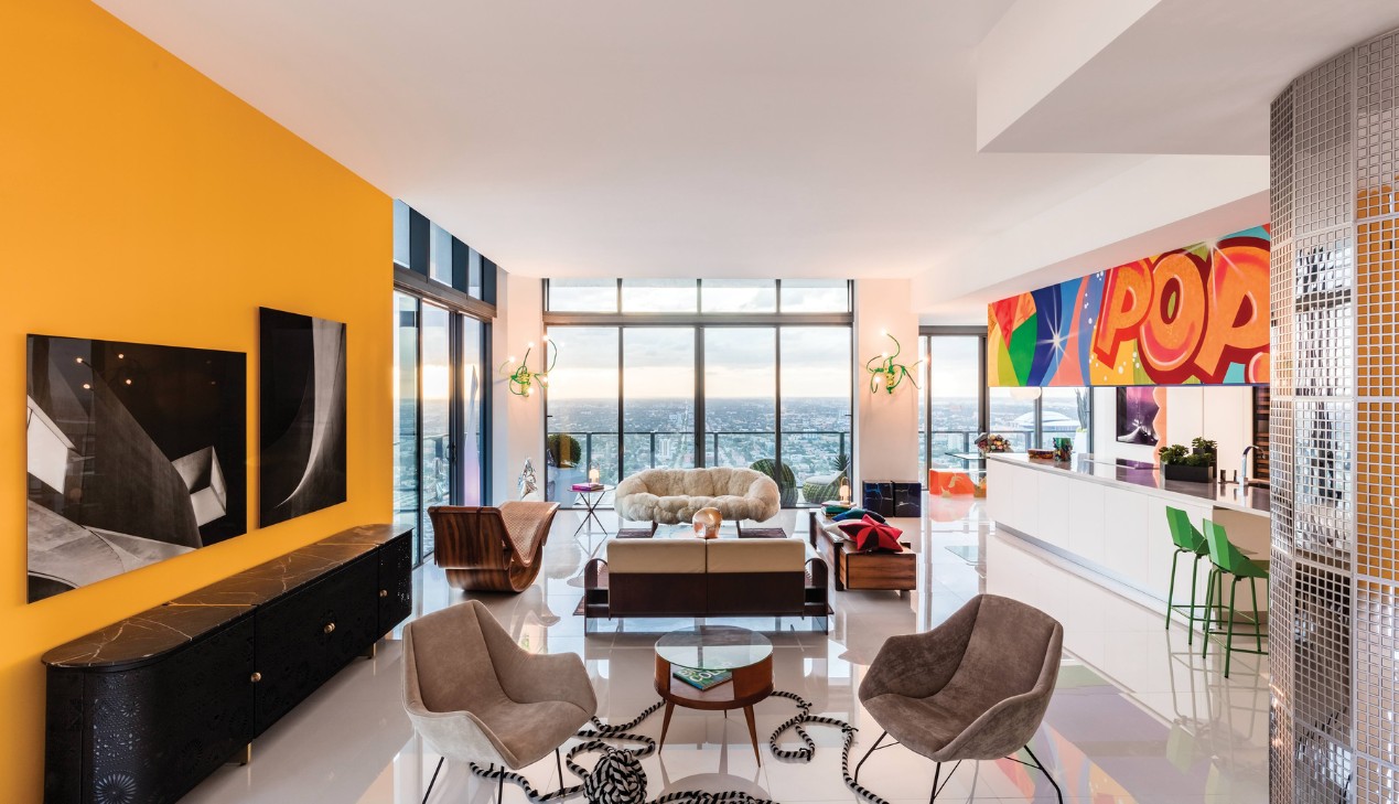 Phong cách thiết kế nội thất Pop Art trong studio nghệ thuật
