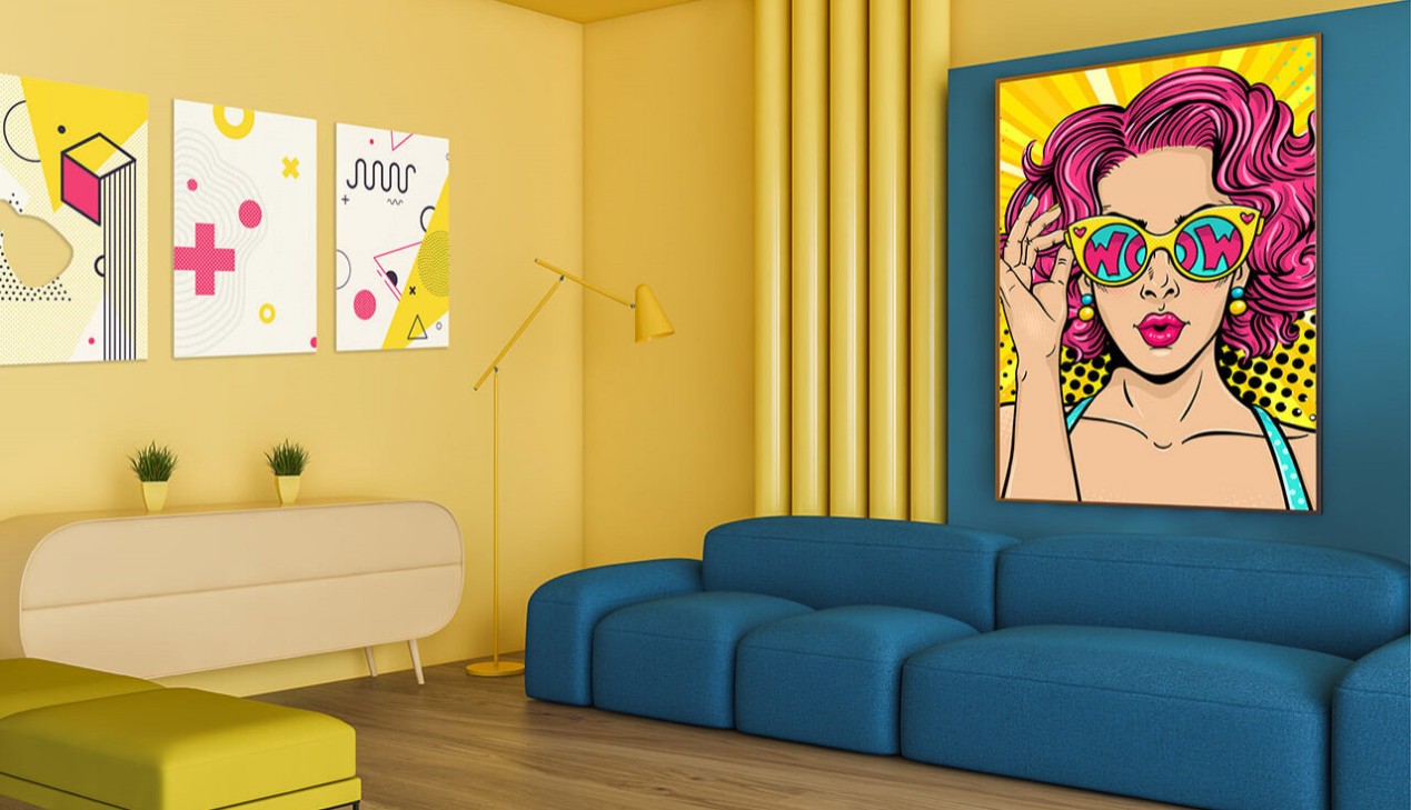 Phong cách thiết kế nội thất Pop Art