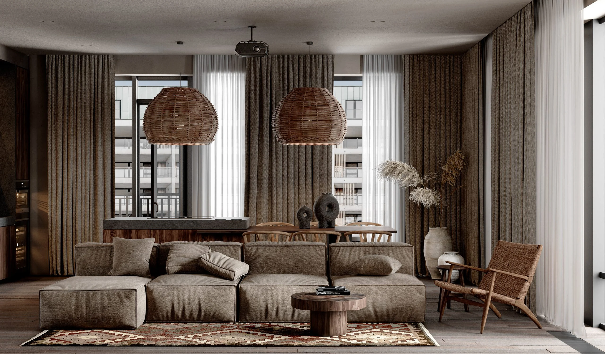 Phong cách thiết kế nội thất wabi sabi sáng tạo