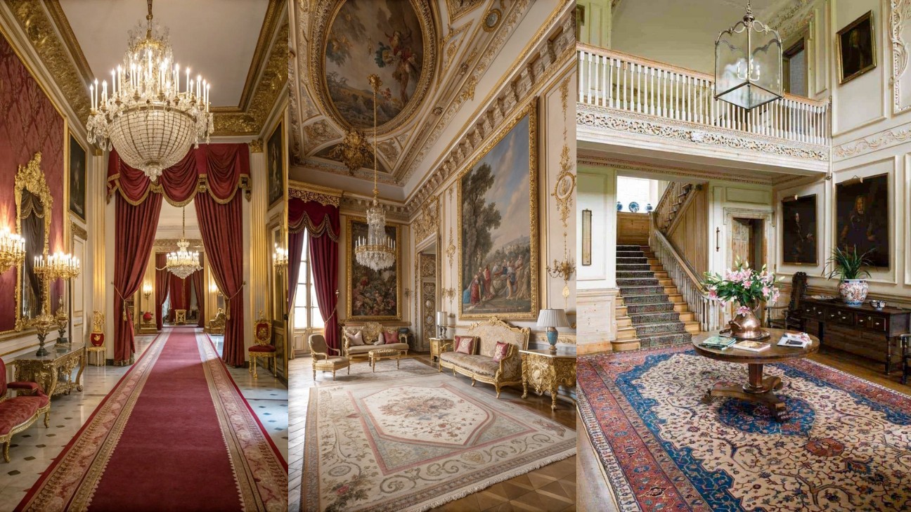 Tấm thảm dệt Tapestry đậm chất hoàng gia