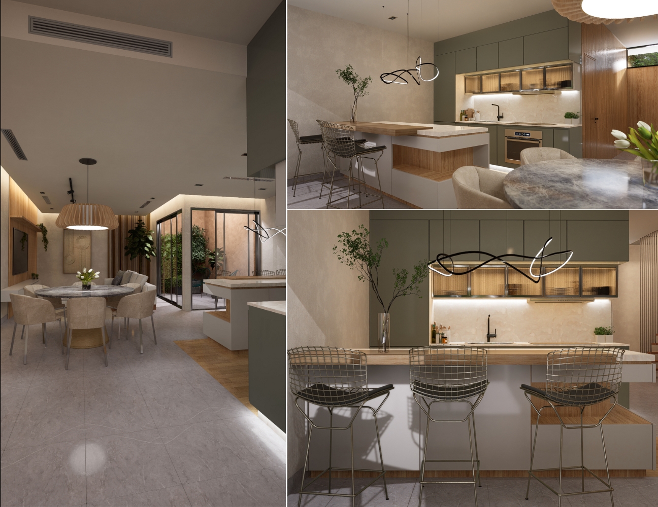 Thiết kế bếp phong cách Rustic