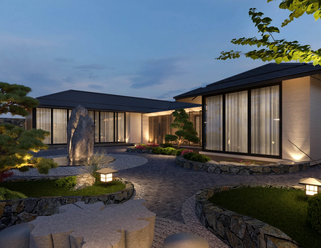 Thiết kế biệt thự luxury phong cách Nhật