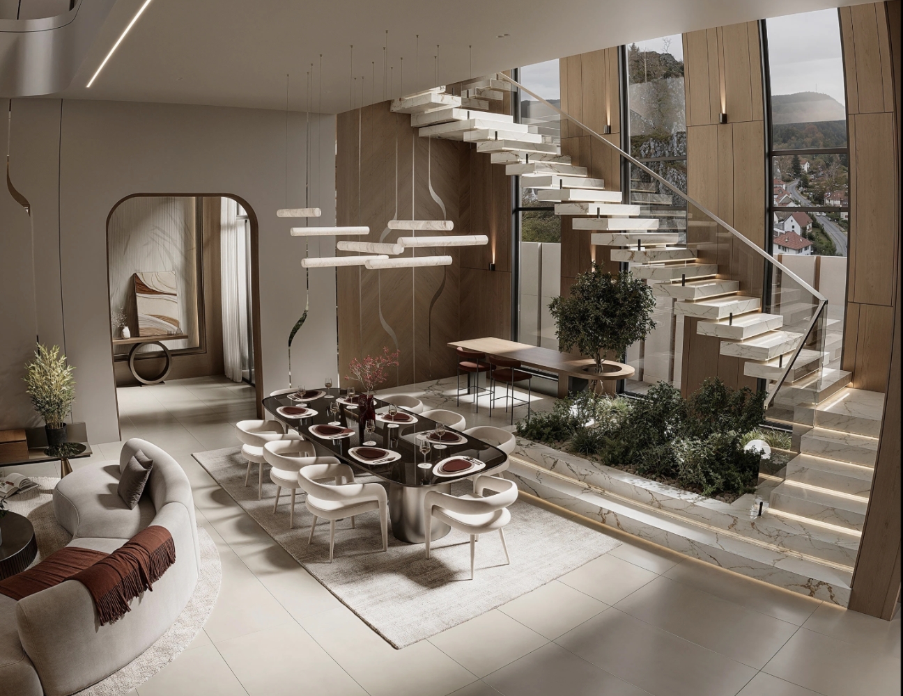 Thiết kế biệt thự phong cách luxury