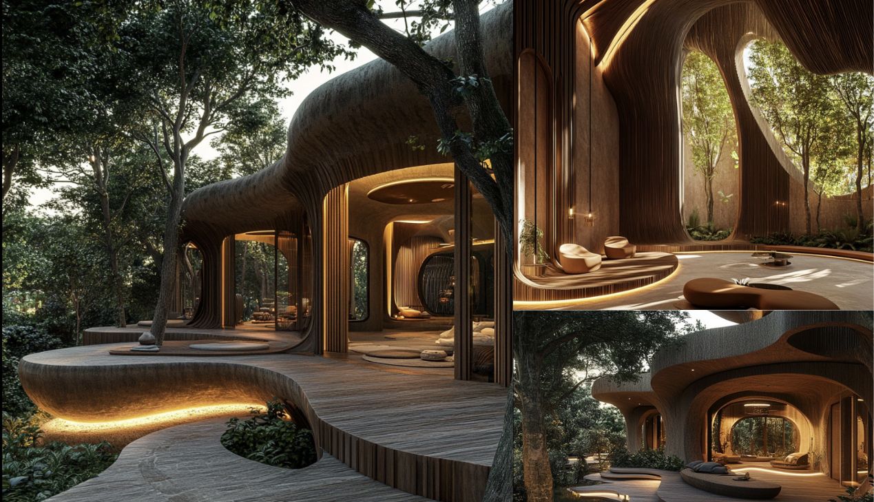 Thiết kế khu nghỉ dưỡng theo phong cách Biophilic