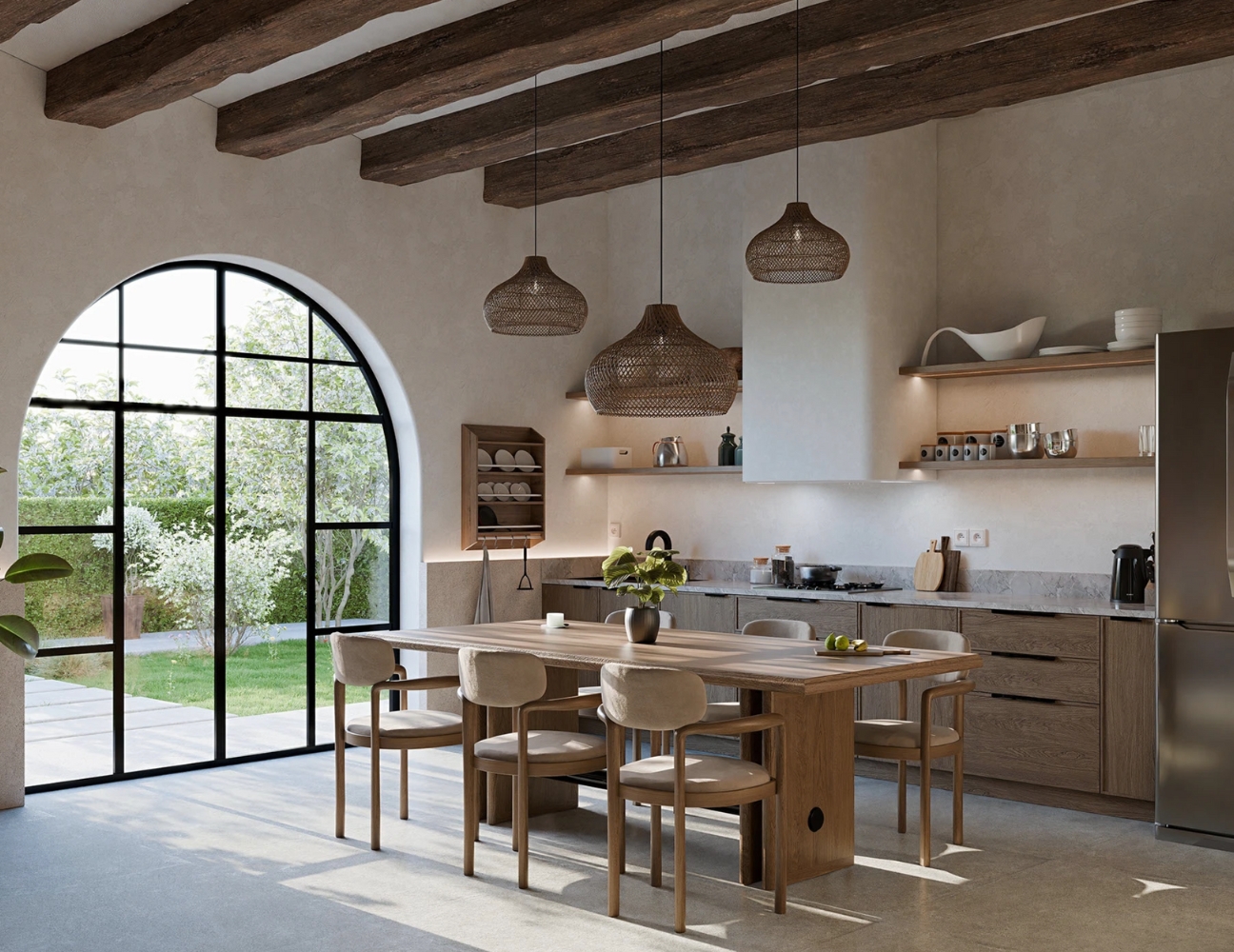 Thiết kế nhà phong cách Rustic