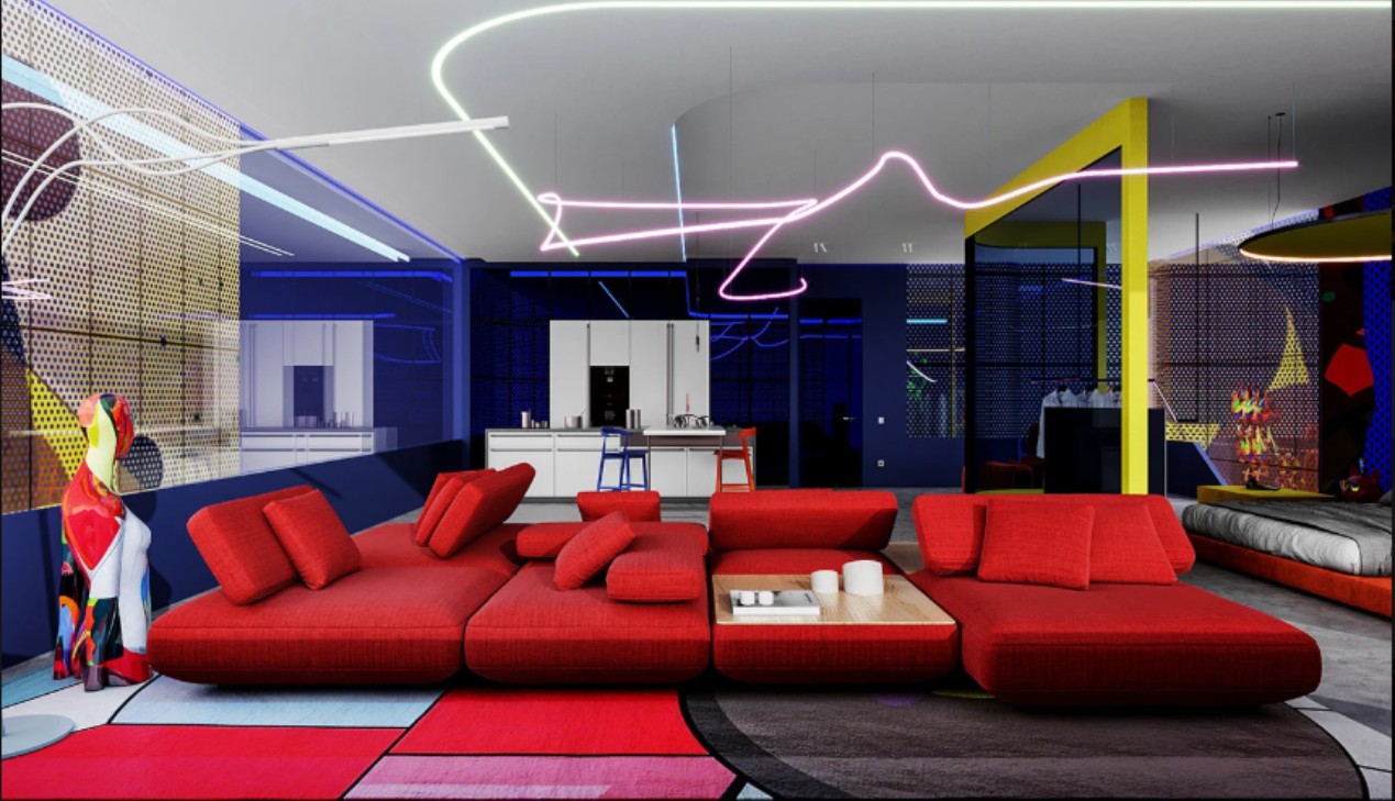 Thiết kế nội thất Pop Art đậm chất cá nhân