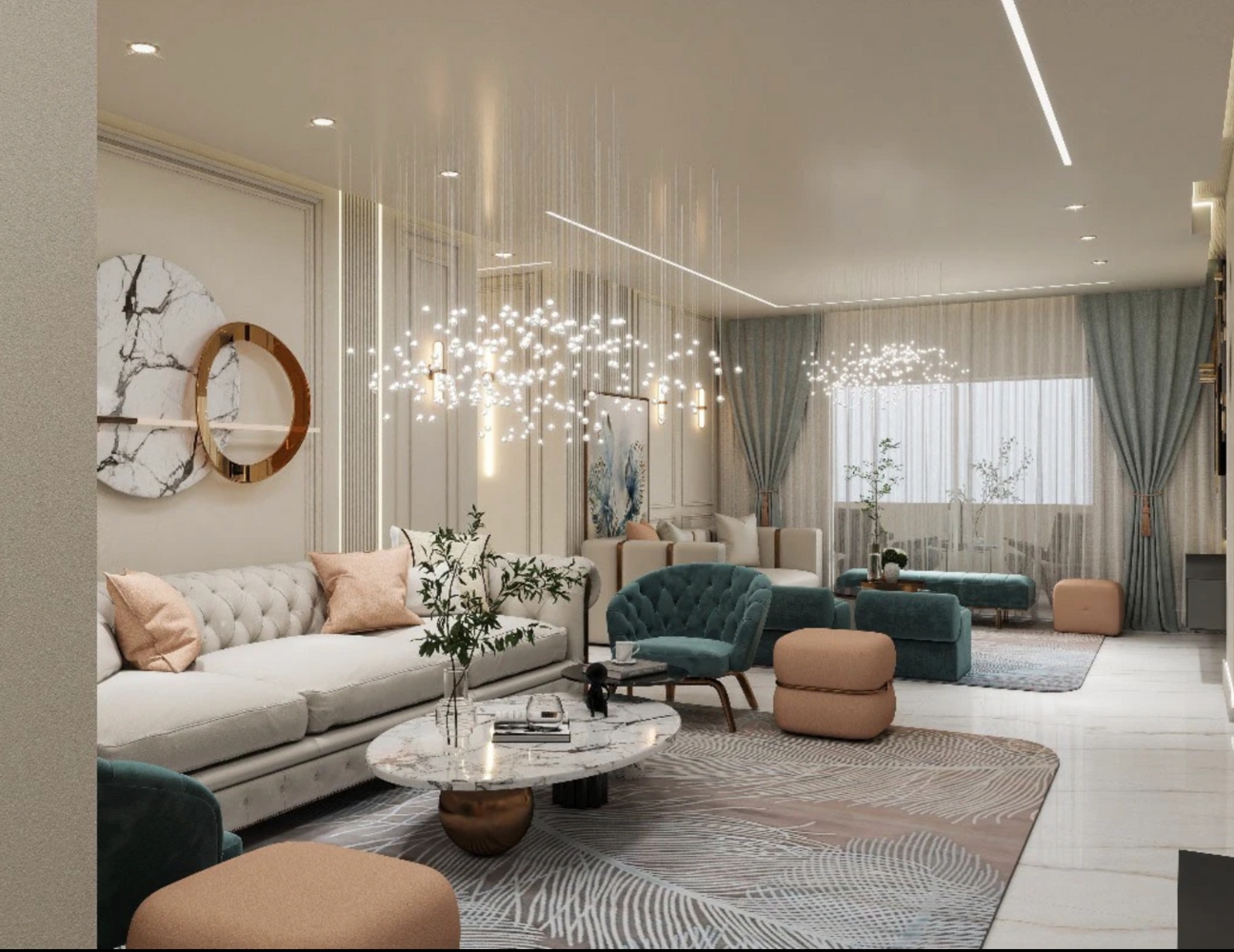Thiết kế nội thất tân cổ điển châu Âu