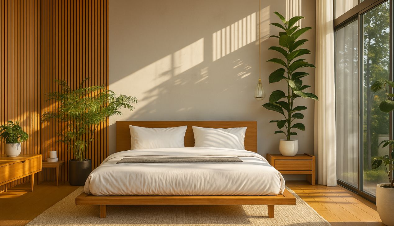 Thiết kế phòng ngủ tràn ngập ánh sáng tự nhiên