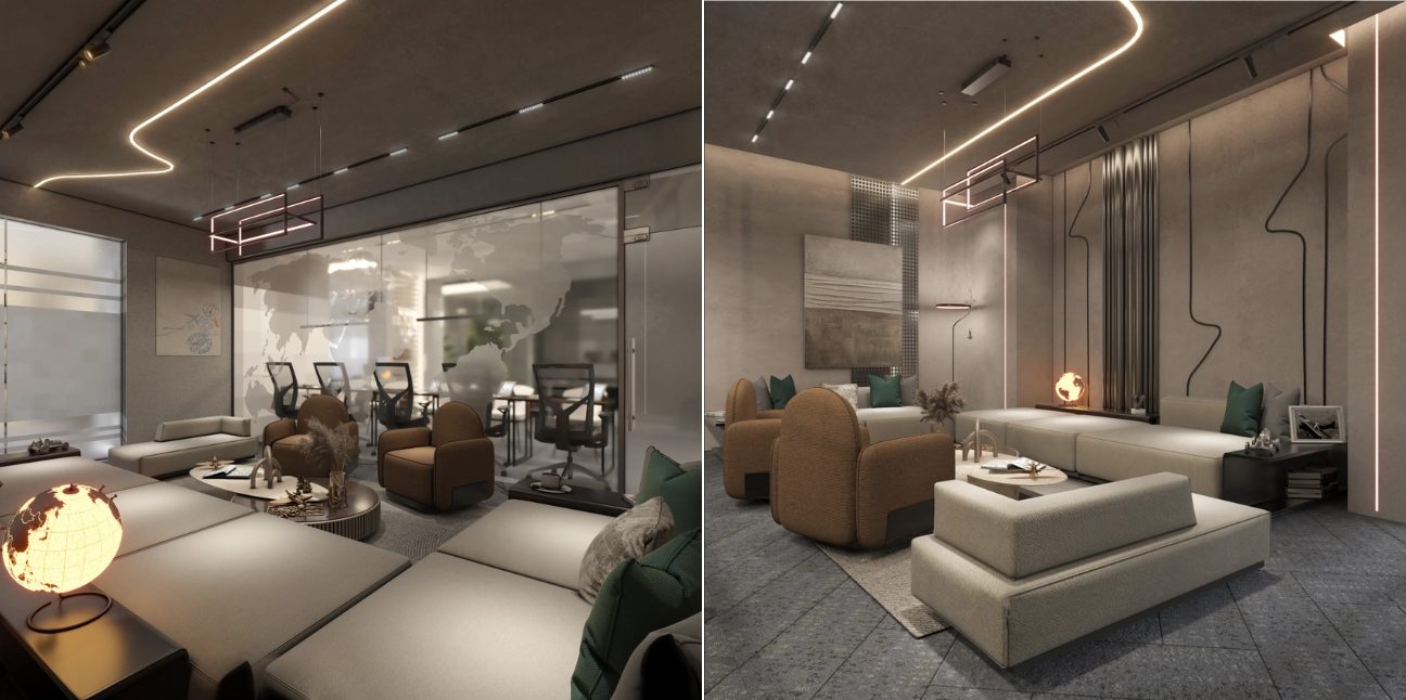 Thiết kế thi công nội thất văn phòng theo phong cách luxury