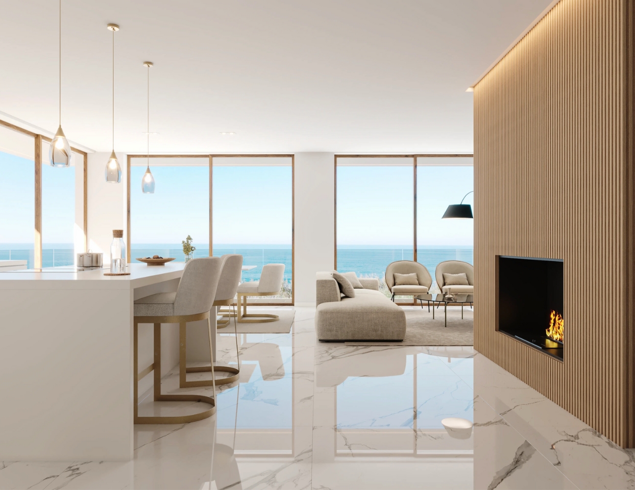 Thiết kế trần nhà biệt thự luxury
