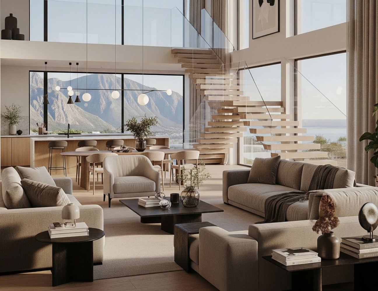 Thiết kế villa không gian mở theo phong cách Scandinavian