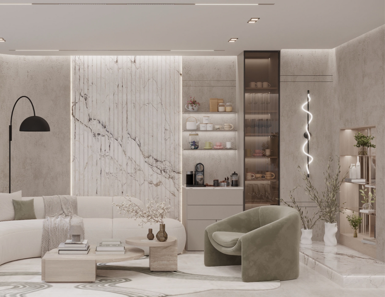 Trang trí nội thất biệt thự luxury