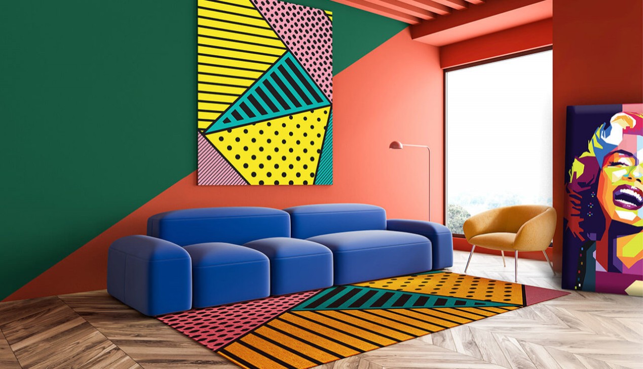 Trang trí theo phong cách thiết kế nội thất Pop Art