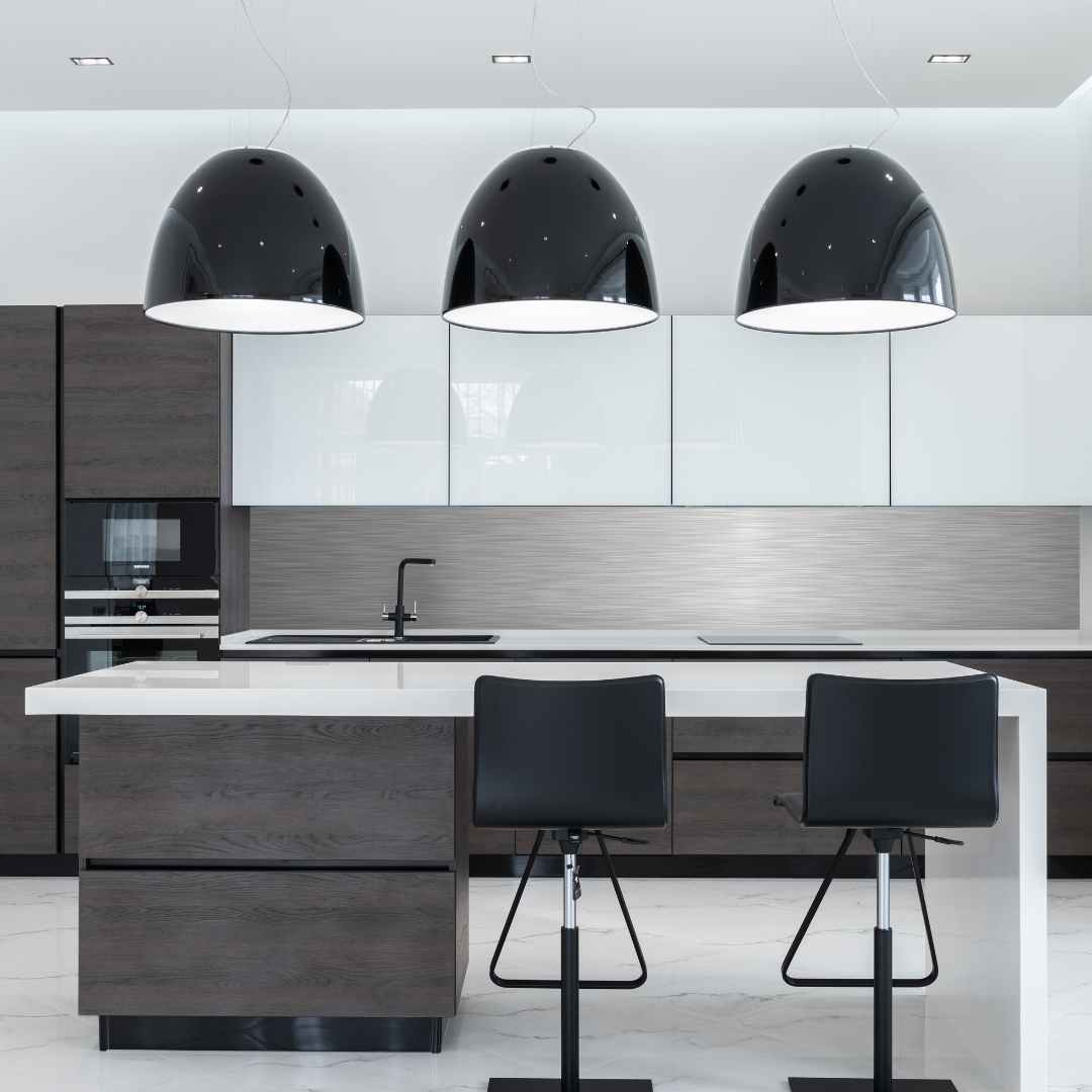 Tủ bếp mini bằng nhôm kính