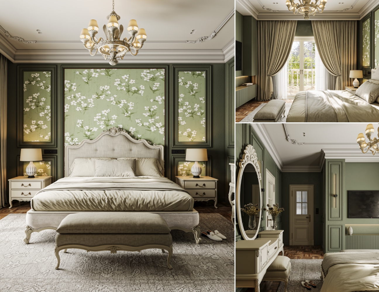 Vật liệu cao cấp trong nội thất Classic