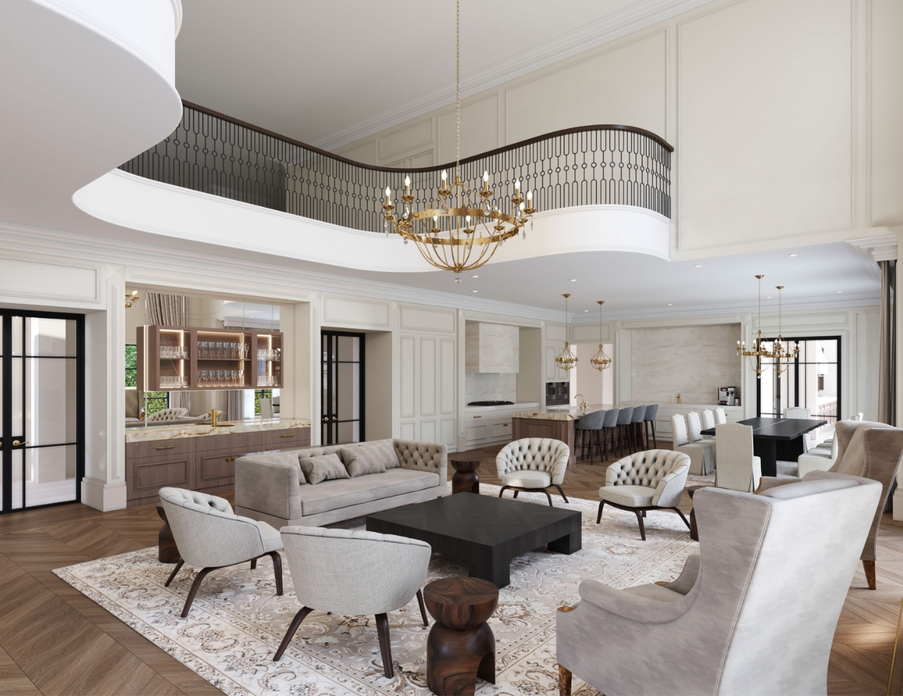 Vật liệu nội thất biệt thự luxury